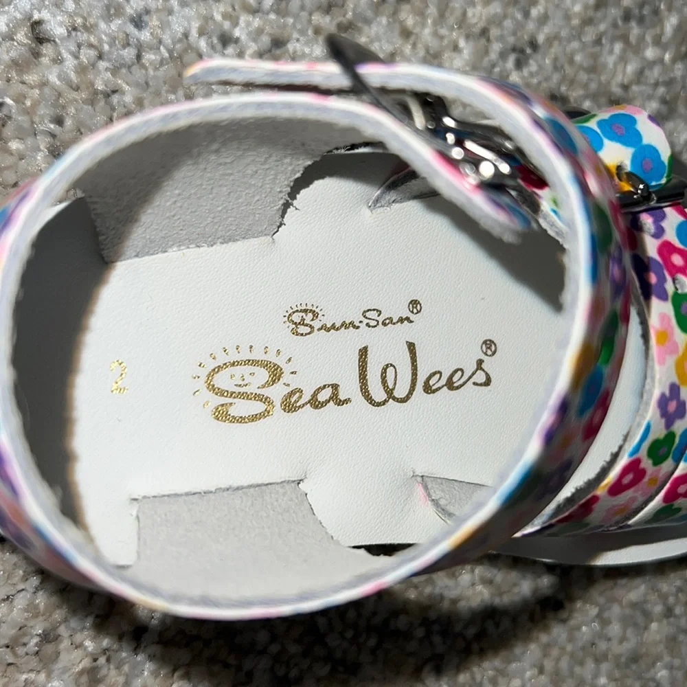 AUTH NIB SALT WATER SANDAL by Hoy Shoes Sun-San - Sea Wees Infant Floral